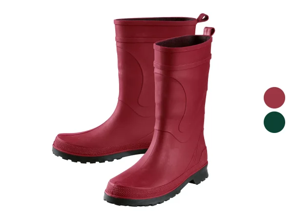 women’s garden rain boots with practical pull-on loop