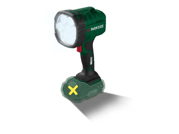 20 V battery-powered LED hand lamp “PHLA 20-Li A1”, without battery and charger