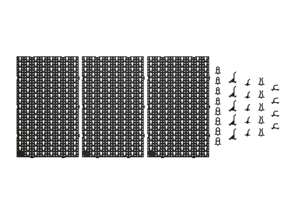 tool wall organizer, 30 pieces