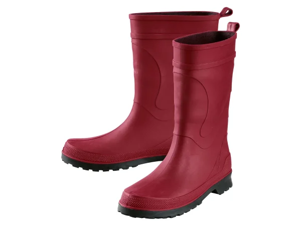 women’s garden rain boots with practical pull-on loop