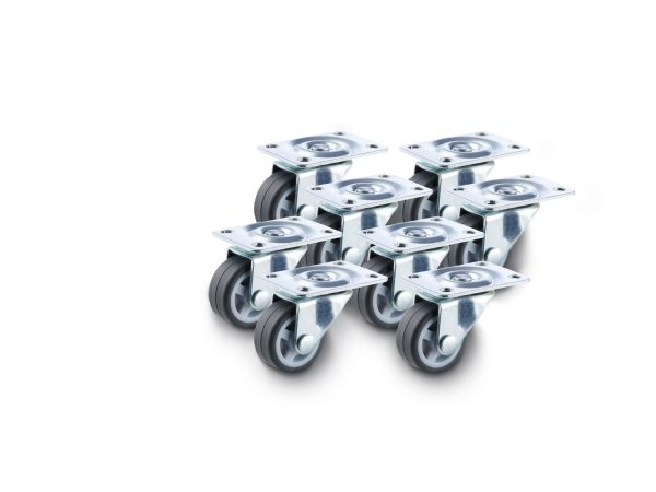 transport rollers, with fixed screw plate