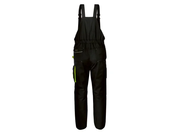 men’s work dungarees, water-repellent outer material