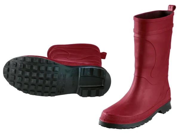 women’s garden rain boots with practical pull-on loop