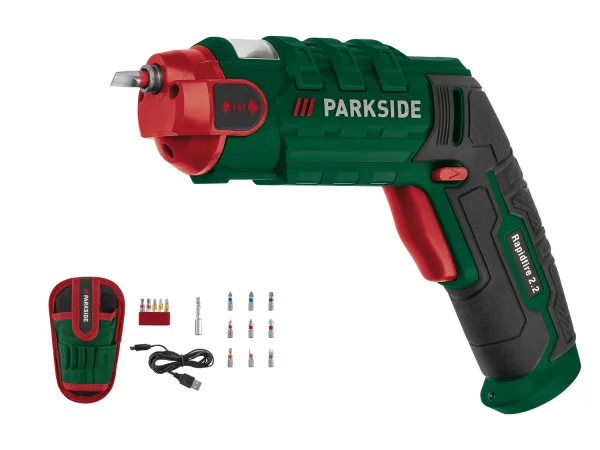 4 V cordless interchangeable bit screwdriver »Rapidfire 2.2«, incl. bit set