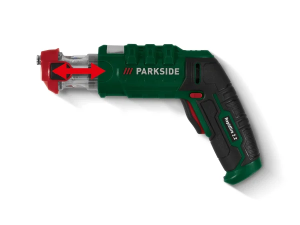 4 V cordless interchangeable bit screwdriver »Rapidfire 2.2«, incl. bit set