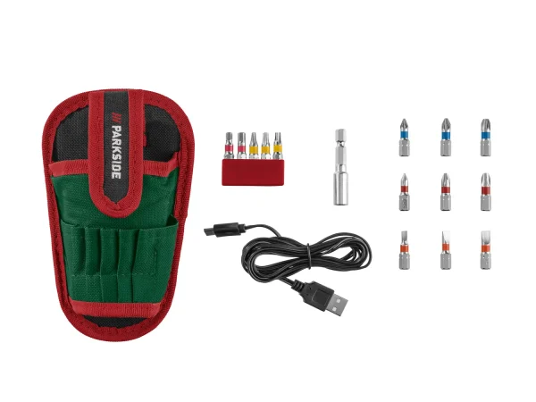 4 V cordless interchangeable bit screwdriver »Rapidfire 2.2«, incl. bit set