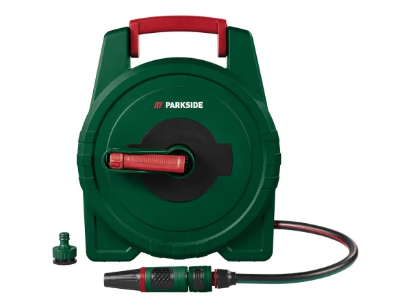 hose box, 10 m, with garden sprayer