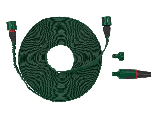 cassette flat hose, 20 m, with garden sprayer