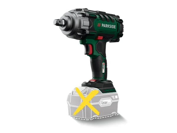 20 V cordless car impact wrench »PASSK 20-Li B2«, 1/2″ without battery and charger