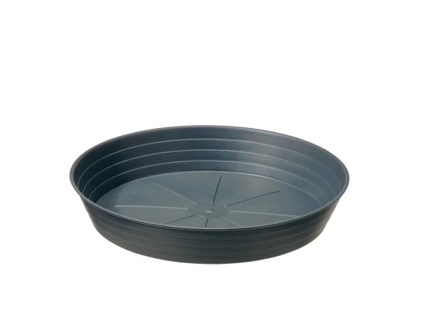 Plant Pot with Saucer, 28 cm, Recycled Plastic