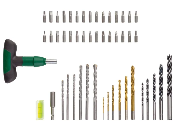 drill and bit set »P BBS 2 A1«, 50-piece / 43-piece, including storage box