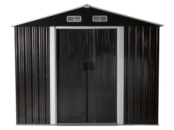 Garden tool shed, metal, 160 x 224 x H