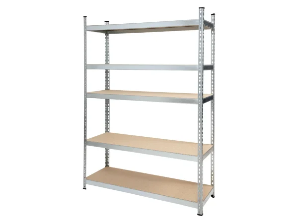 heavy-duty shelf, galvanized steel, 180 x 120 x 40 cm