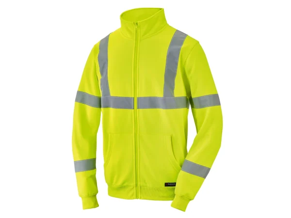 men’s sweat jacket, with reflective stripes