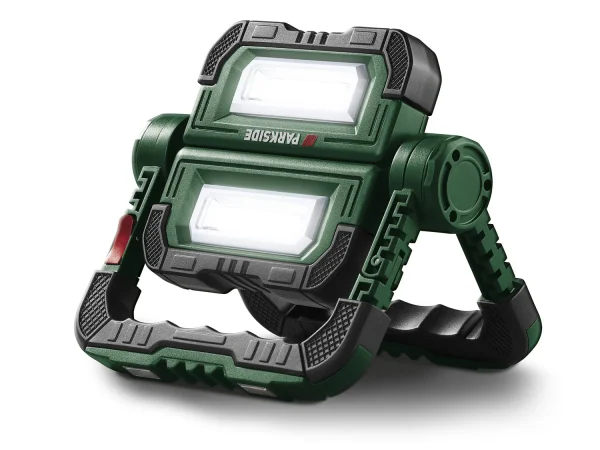 Cordless Construction Spotlight, with LED, 10 W, foldable