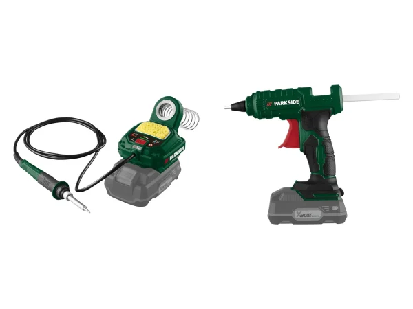 20 V cordless soldering station “PLSA 20 Li B2” / hot glue gun “PHPA 20-Li A1”, without battery and charger