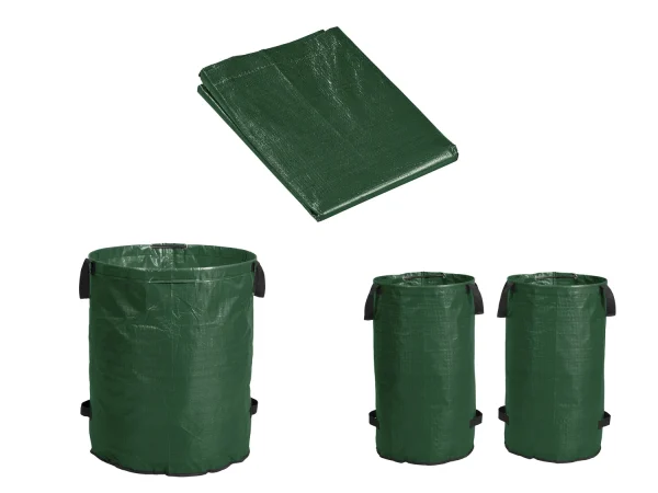 Garden waste bag / Garden waste bag set / Garden and car tarpaulin, foldable.