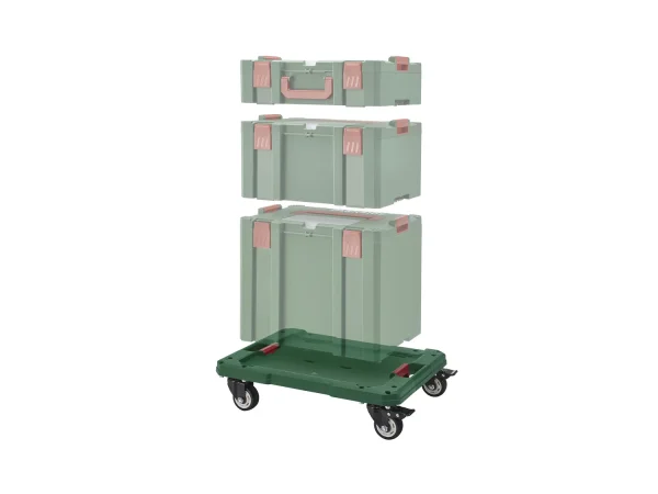 rolling board for assortment boxes, with practical carrying handles