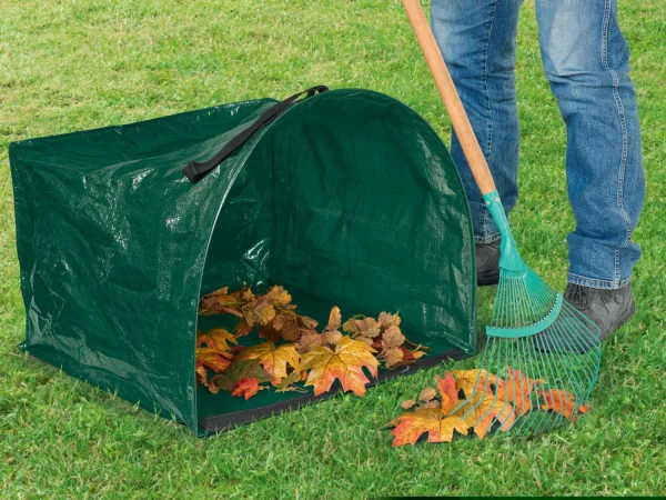 Garden waste bag with sweeping edge, 150 litres