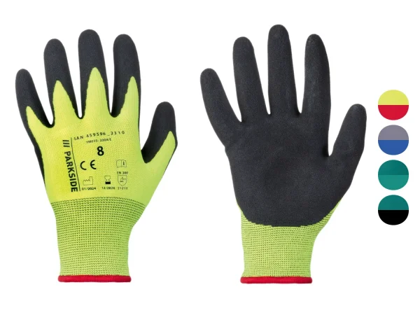 work gloves, optimal fit