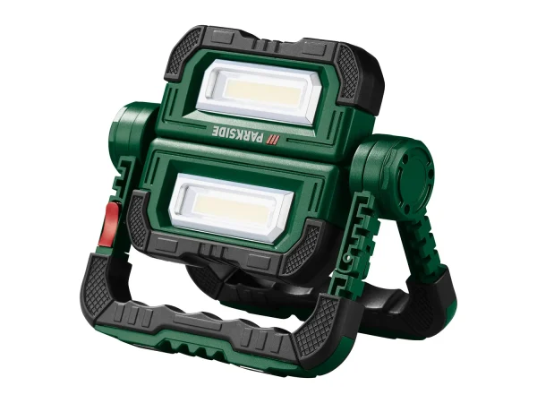 Cordless Construction Spotlight, with LED, 10 W, foldable