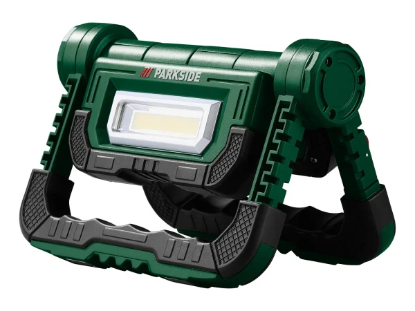 Cordless Construction Spotlight, with LED, 10 W, foldable