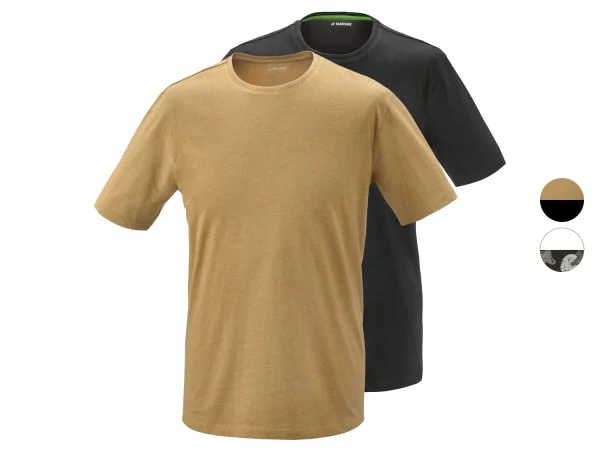 Men’s T-Shirts, 2 Pieces, with Round Neck