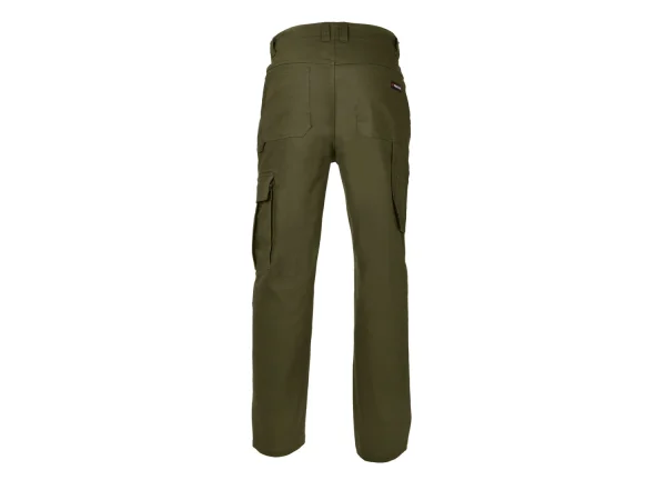 men’s work trousers, water-repellent outer material