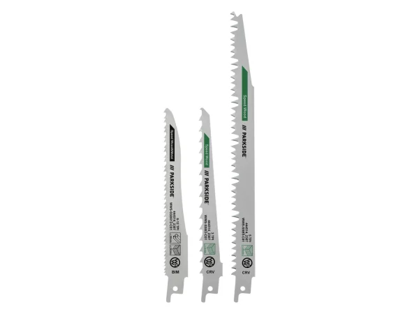 reciprocating saw blade set, 3-piece