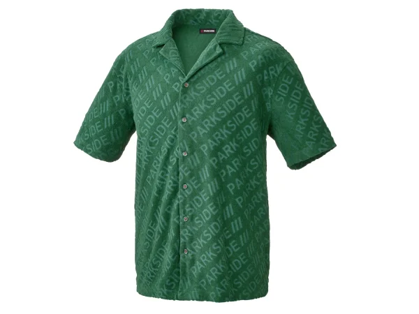 men’s terry shirt with 3D PARKSIDE logo