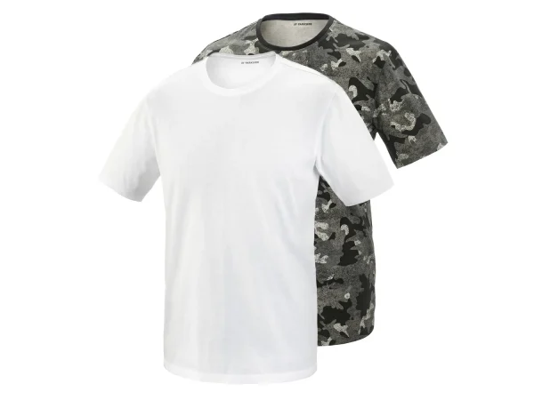 Men’s T-Shirts, 2 Pieces, with Round Neck