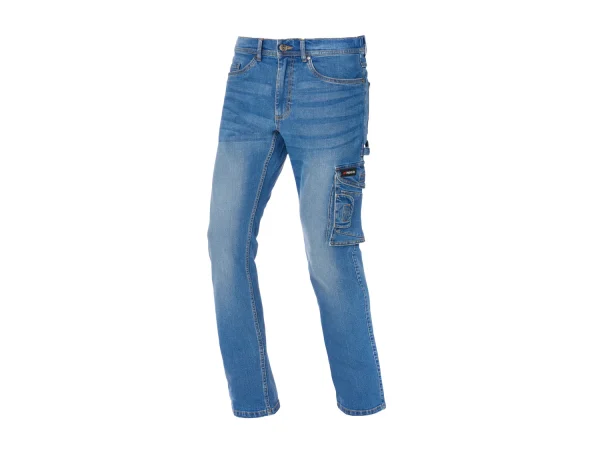 men’s denim work trousers in craftsman style