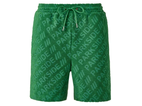 men’s terry shorts with 3D PARKSIDE logo