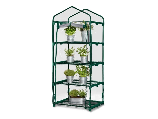 Greenhouse, with 4 shelves, 69 x 160 x 49 cm