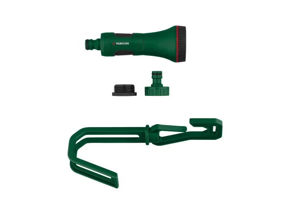 patio hose set, 7.5 m, with garden shower and wall mount