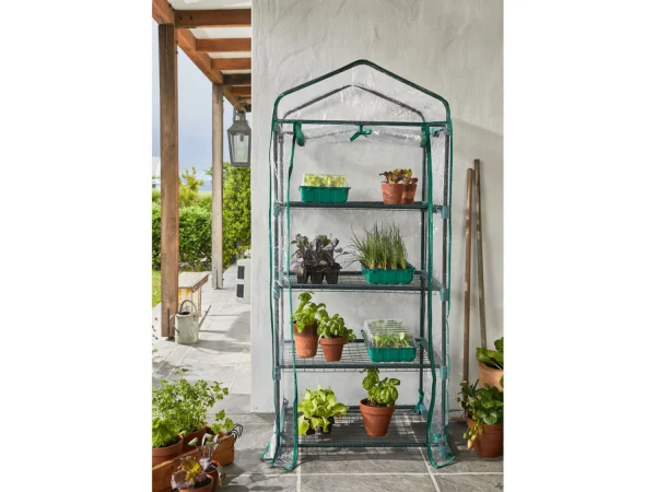 Greenhouse, with 4 shelves, 69 x 160 x 49 cm