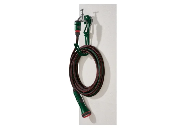 patio hose set, 7.5 m, with garden shower and wall mount