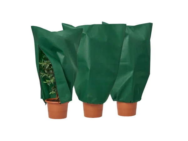 Plant protection fleece hood, air-permeable