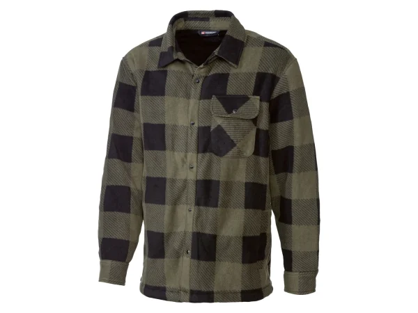 men’s overshirt with practical inside pocket