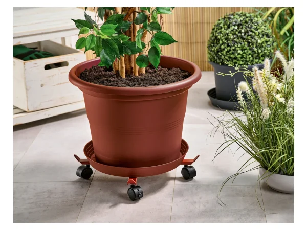 Plant trolley with telescopic extension, load capacity up to 100 kg