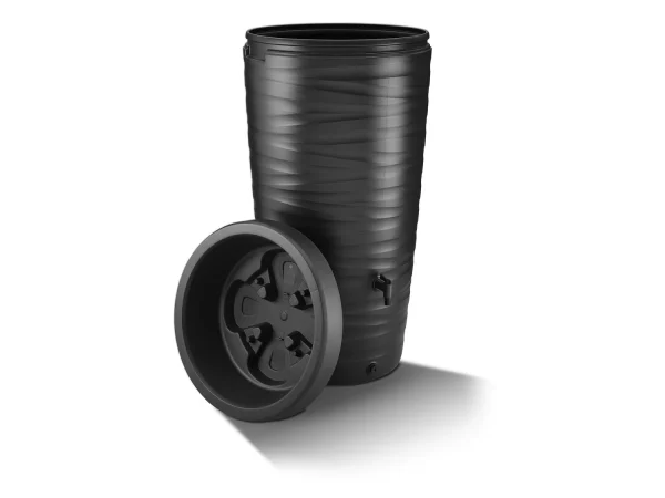 Rain Barrel with Tap, 240 l, Plantable