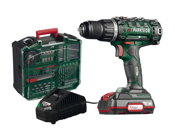 20 V cordless drill/screwdriver set »PABS 20-Li G8«, with battery and charger