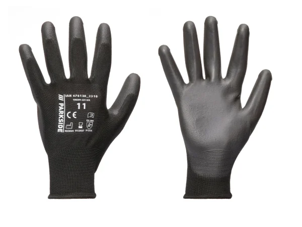 work gloves, 2 pairs, optimal grip