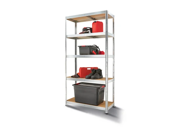 heavy-duty shelf, galvanized steel, 180 x 90 x 40 cm