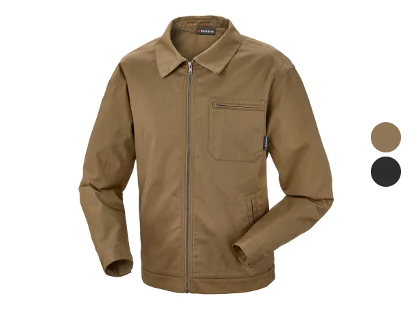 men’s jacket workwear style, water-repellent