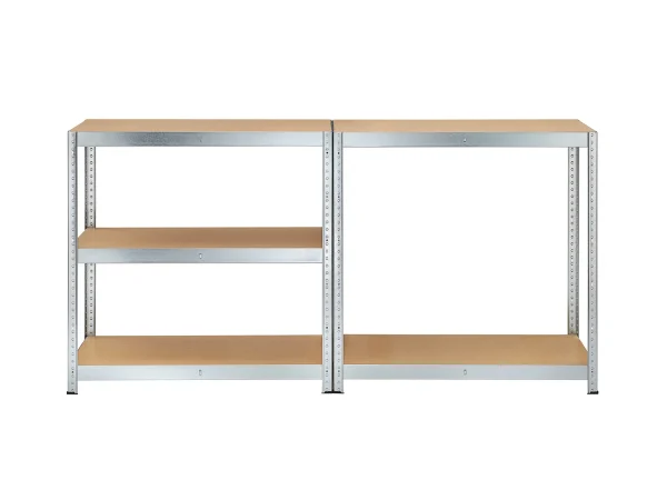 heavy-duty shelf, galvanized steel, 180 x 90 x 40 cm