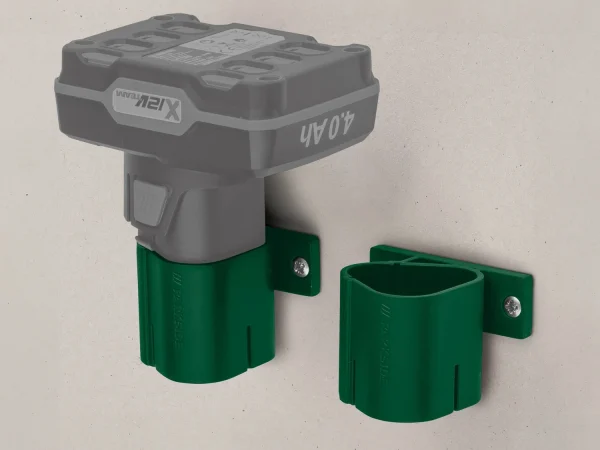 wall holder for tools / batteries, made of plastic